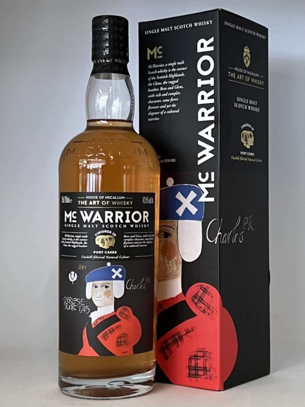 HOUSE OF MCCALLUM Mc Warrior Single Malt - Port Cask Finish 43.5% abv 700ml