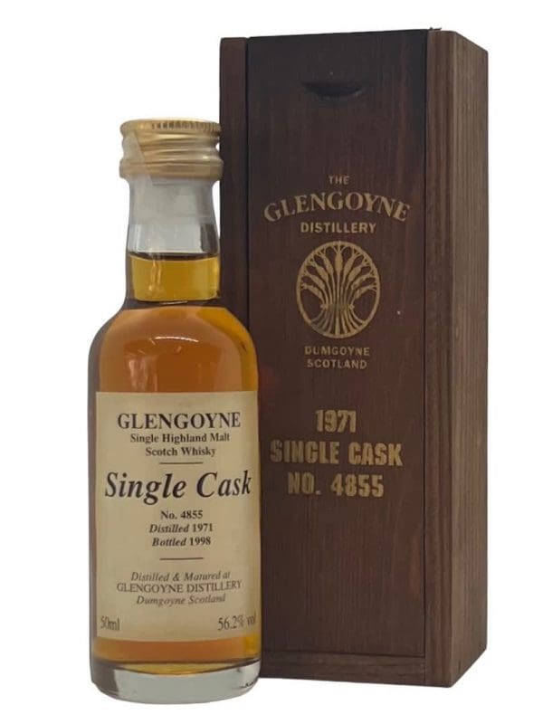 GLENGOYNE DISTILLERY 1971-1998 Single Sherry Cask #4855 56.2% abv 5cl