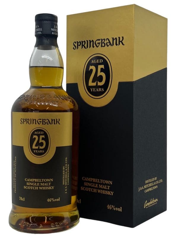 SPRINGBANK DISTILLERY 25yo 2022 46% abv 700ml