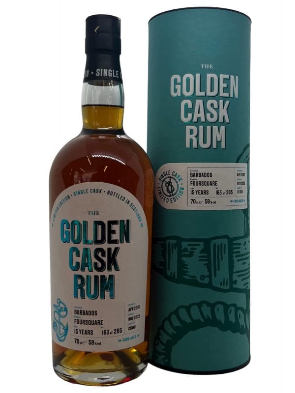 FOURSQUARE RUM Golden Cask 58% abv 70cl