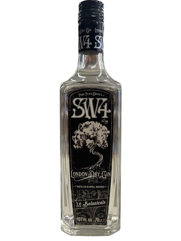 SW4 Gin 40% abv London Dry Gin 70cl