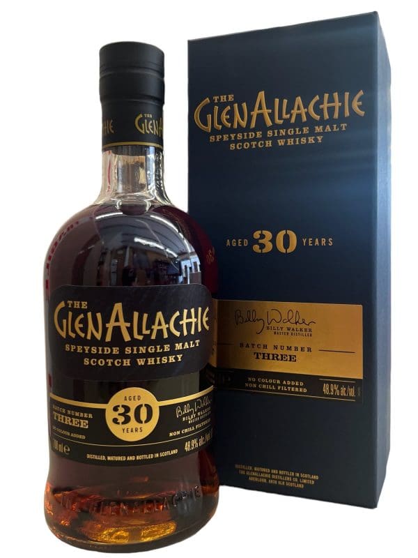 GLENALLACHIE DISTILLERY 30yo Batch No.3 48.9% abv 700ml