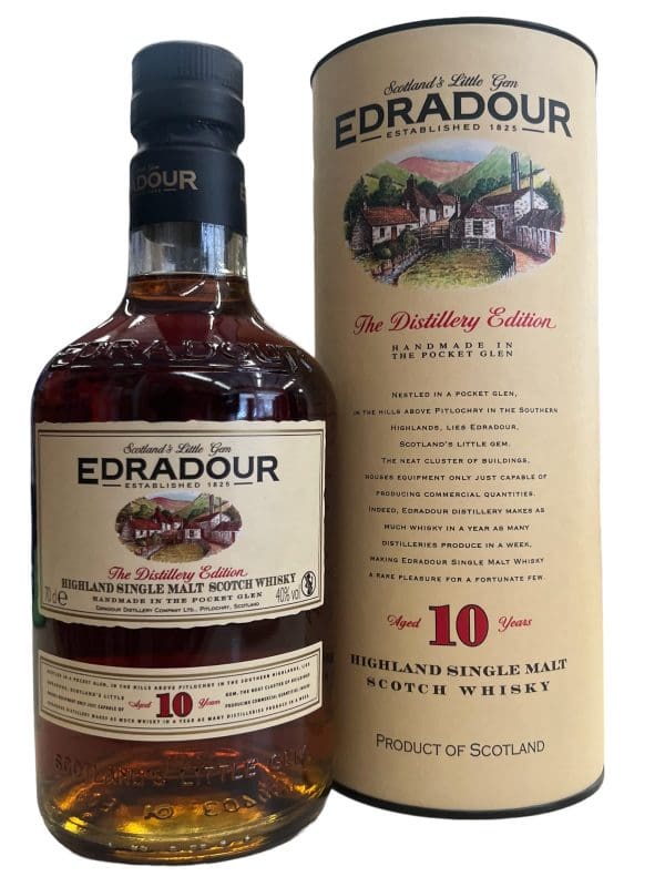 EDRADOUR DISTILLERY 10yo 40/43% abv 70cl