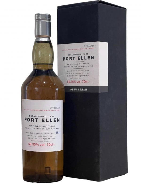 PORT ELLEN DISTILLERY 24yo 2nd Release 59.35%abv 70cl