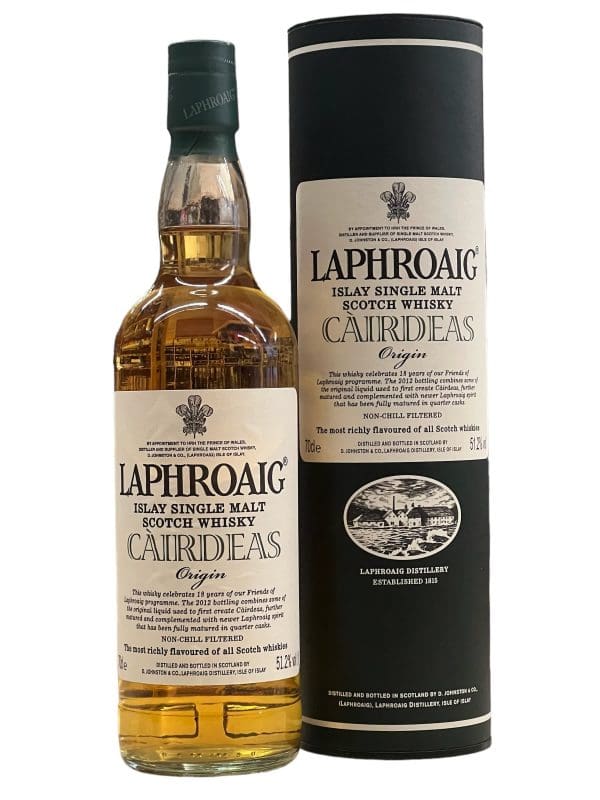 LAPHROAIG DISTILLERY  Cairdeas Origin 18yo 2012 51.2% abv 70cl