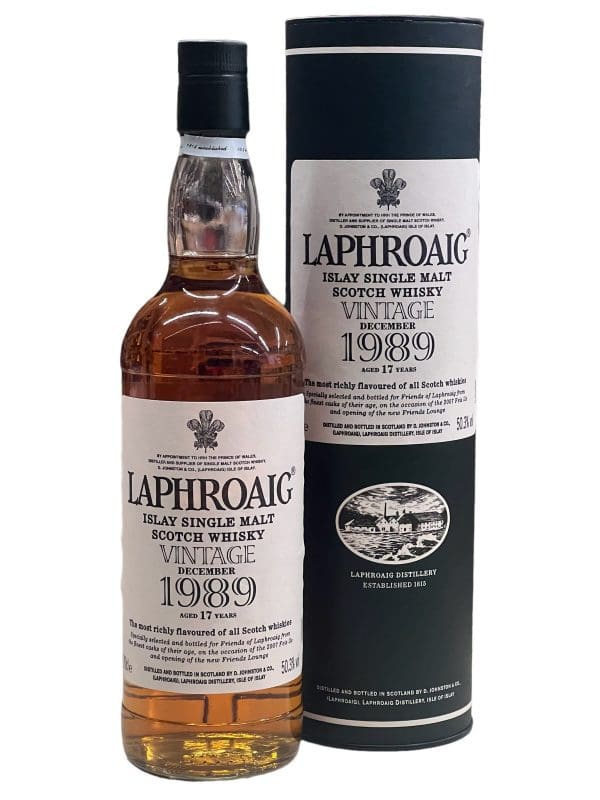 LAPHROAIG DISTILLERY 17yo 1989 50.3% abv 70cl