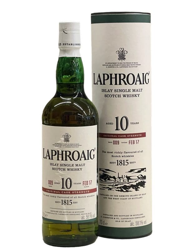 LAPHROAIG DISTILLERY Cairdeas Cask Strength Batch 009 10yo 58.1% abv 70cl