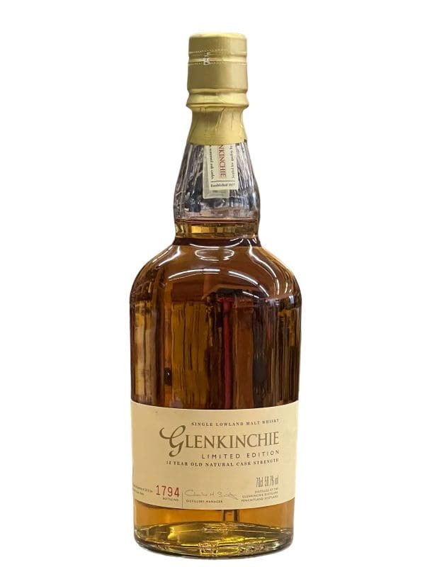 GLENKINCHIE DISTILLERY 12yo FOTCM Bottle 1794 of 5010 58.7% abv 70cl