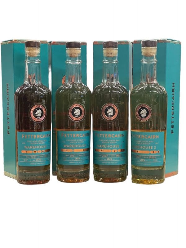 FETTERCAIRN DISTILLERY Warehouse Batches 1,2,3&4 (sold as set)