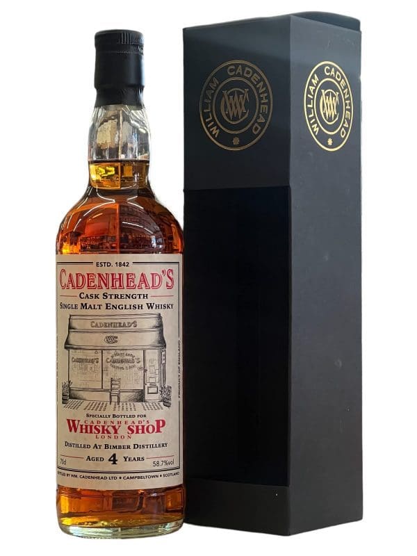 BIMBER DISTILLERY Cadenhead's Single Malt English Whisky 4 yo 58.7% abv 70cl