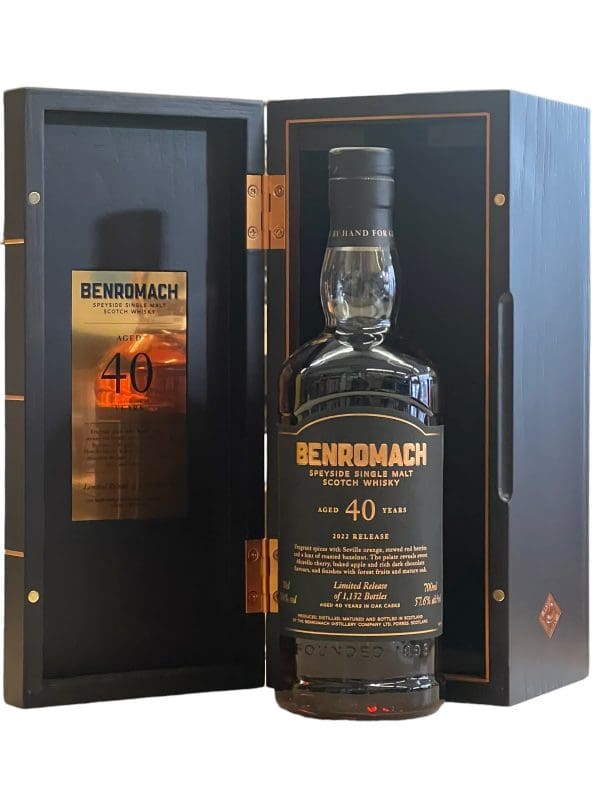 BENROMACH DISTILLERY 40 yo 2022 57.6%