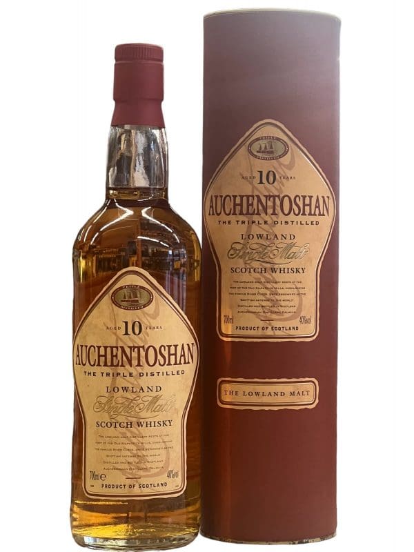 AUCHENTOSHAN DISTILLERY 10yo 40% abv 700ml (old bottling)