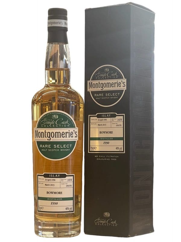 BOWMORE DISTILLERY 22yo 1990 - 2013 Montgomerie's Single Cask Collection 46% abv 70cl