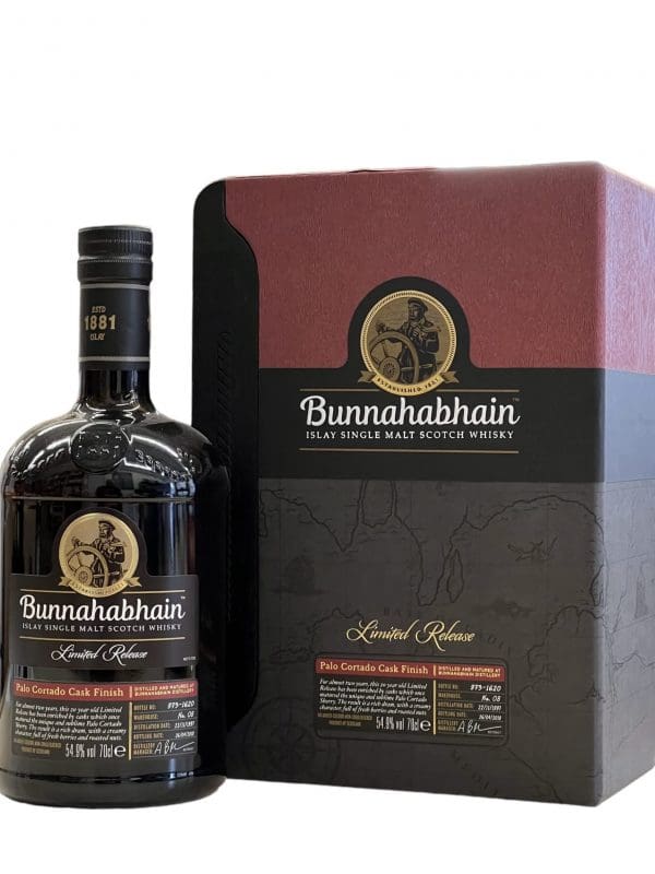 BUNNAHABHAIN DISTILLERY Palo Cortado Finish 20yo 54.9% abv 70cl