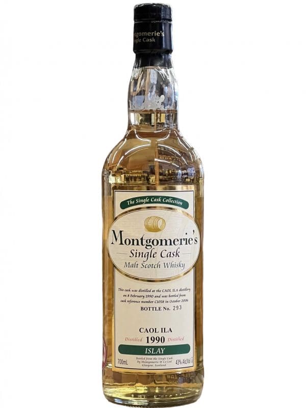 CAOL ILA DISTILLERY 16yo 1990 - 2006 Montgomerie's Single Cask Collection 43% abv 70cl