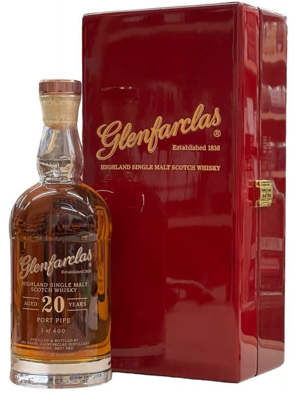 GLENFARCLAS DISTILLERY 20yo Port Pipe 50.5% abv 1 of 600 700ml