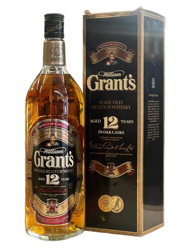 WILLIAM GRANT'S 12yo Rare Old 43% abv 1 Ltr.