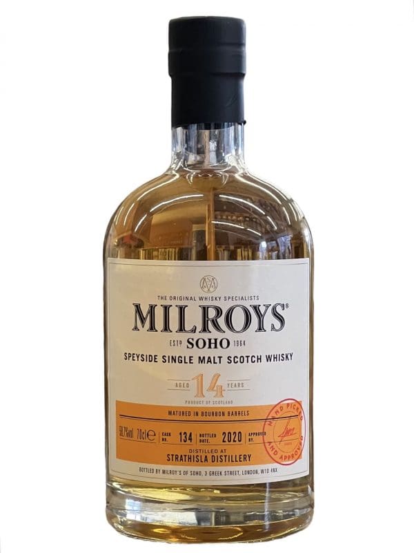 STRATHISLA DISTILLERY 14yo 58.7% abv 70cl Milroy's of Soho