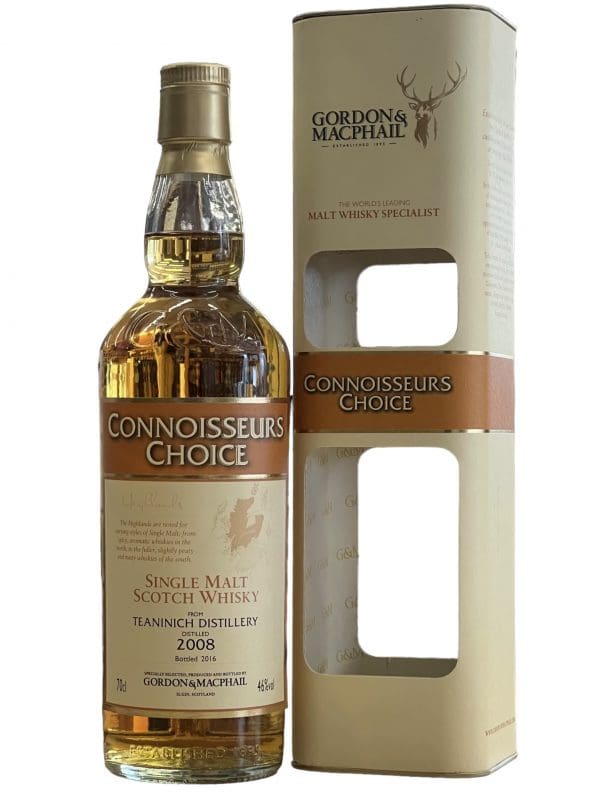 TEANINICH DISTILLERY 2008-2016 Connoisseurs Choice 46% abv 70cl