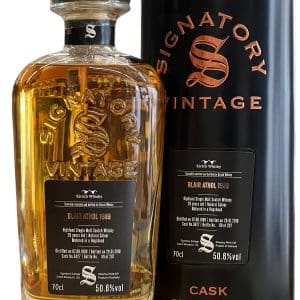 BLAIR ATHOL DISTILLERY 1989 Signatory Vintage 29yo 50.6% abv 700ml