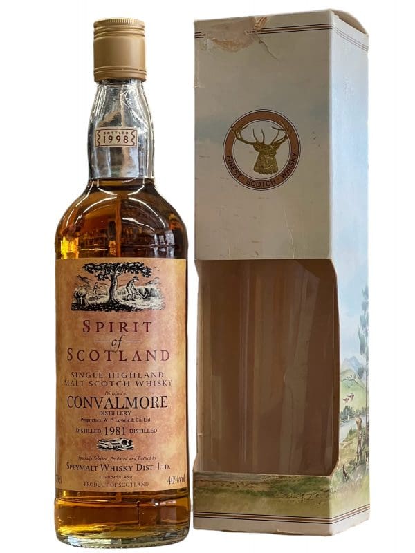 CONVALMORE DISTILLERY 1981 Spirit of Scotland 40% abv 700ml