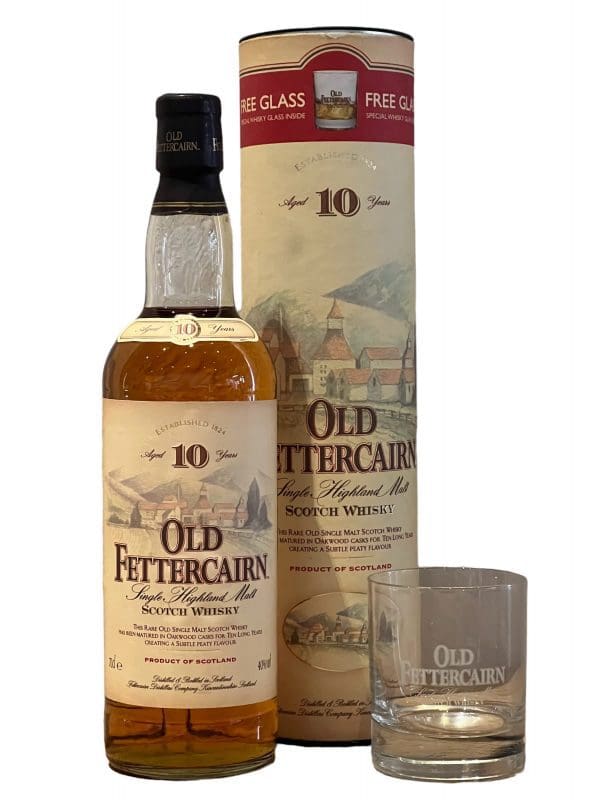 FETTERCAIRN DISTILLERY Old Fettercairn 10yo Circa 1995 (with glass) 40% abv 70cl