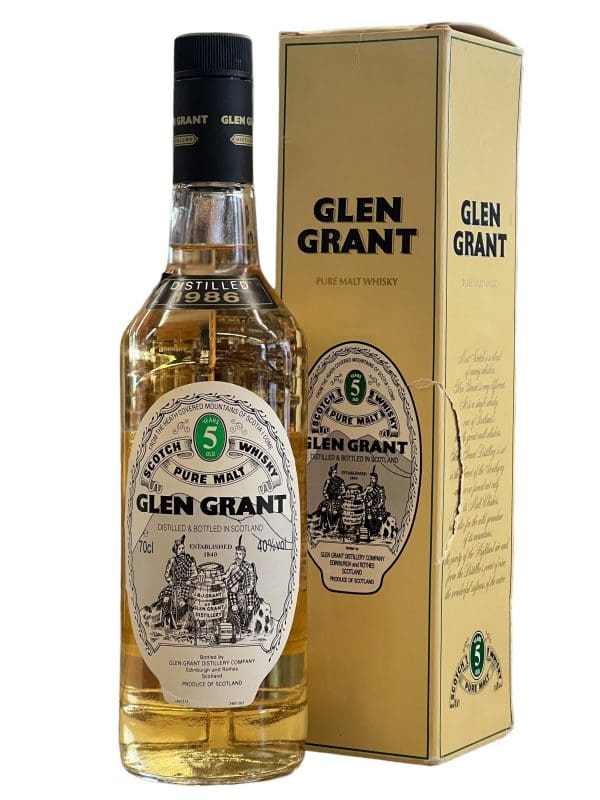 GLEN GRANT DISTILLERY  5yo Pure Malt 1986 40% abv 700ml