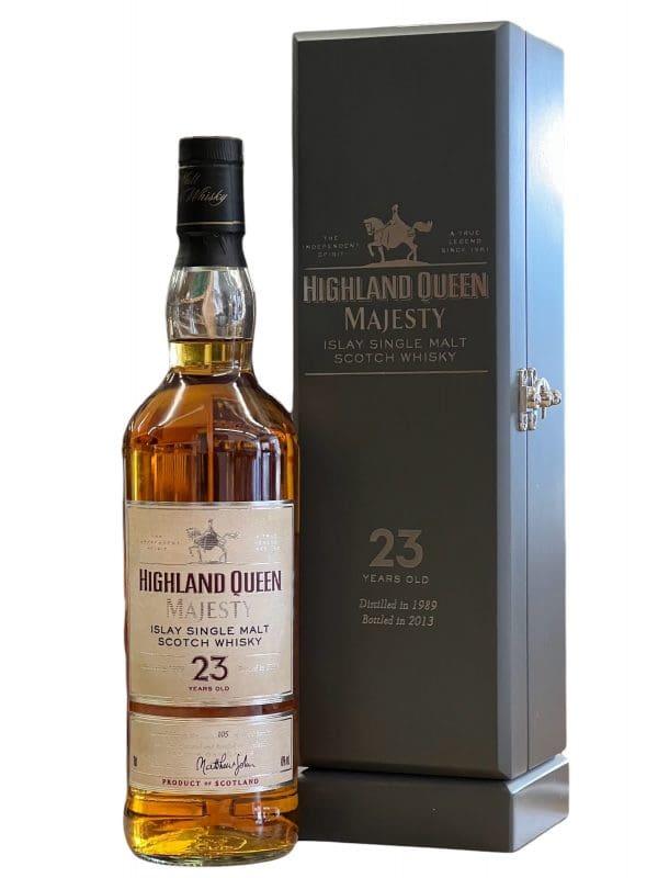 HIGHLAND QUEEN Majesty 23yo Single Malt 1989 40% abv 70cl