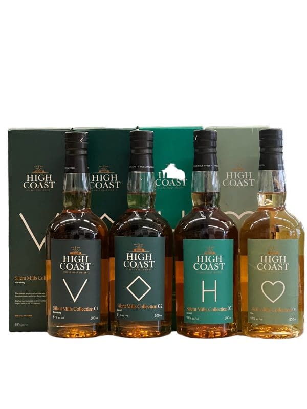 HIGH COAST DISTILLERY Silent Mills Collection 1,2,3&4 (sold as set)