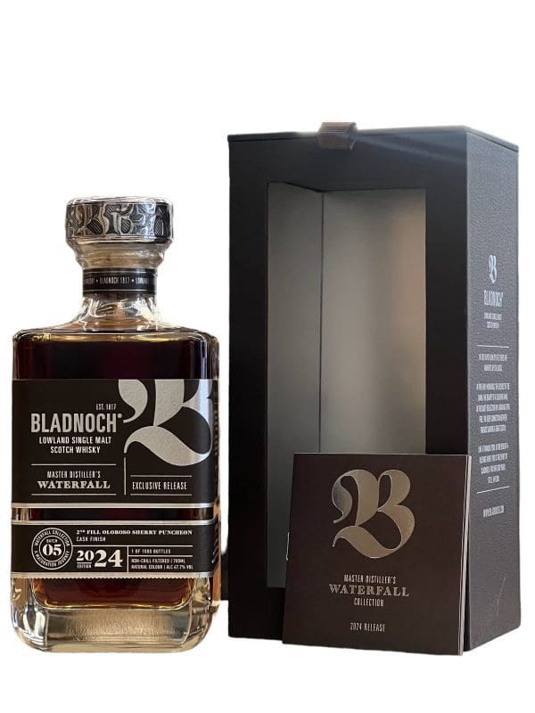 BLADNOCH DISTILLERY Waterfall Batch 5 (2024 Release with FREE glass) 47.7% abv 700ml