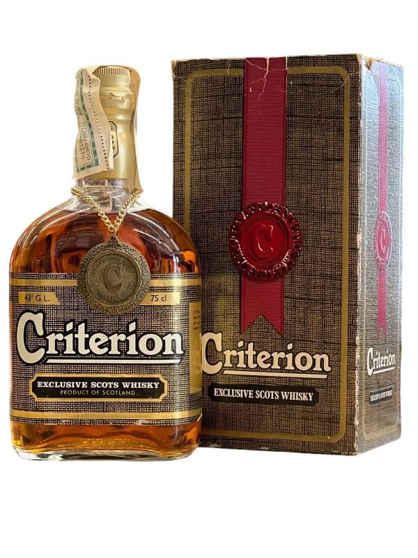 CRITERION 12yo Blend (1970's) 43% abv 75cl