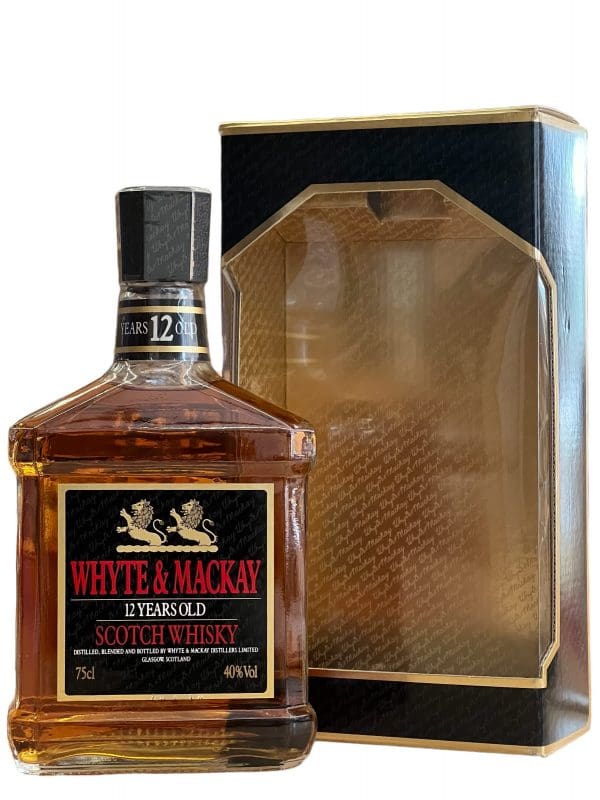 WHYTE AND MACKAY 12 yo Blended Scotch Whisky 40% abv 75cl (1980s' est)