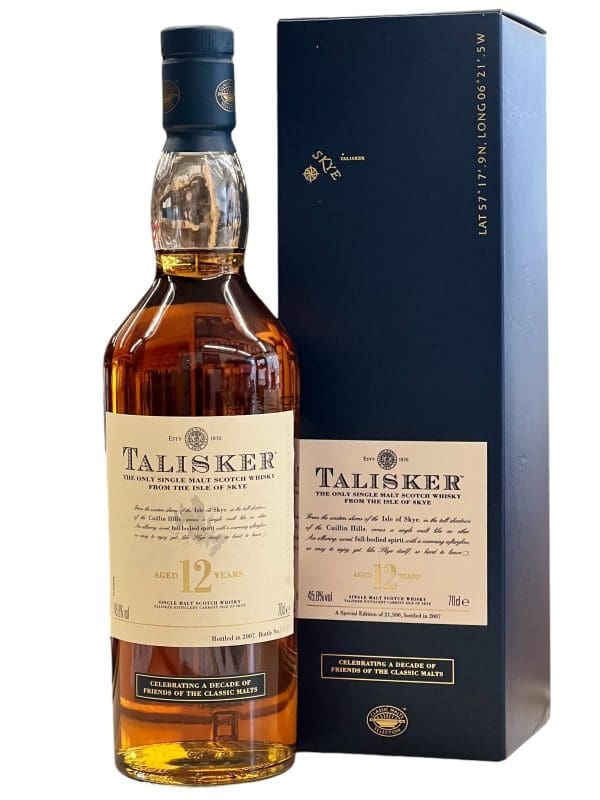 TALISKER DISTILLERY 12yo 2007 FOTCM 45.8% abv 70cl