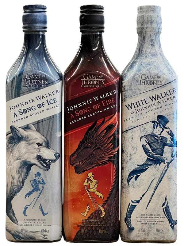 JOHNNIE WALKER Game of Thrones, White Walker, A Song of Ice and A Song of Fire (3x700ml)