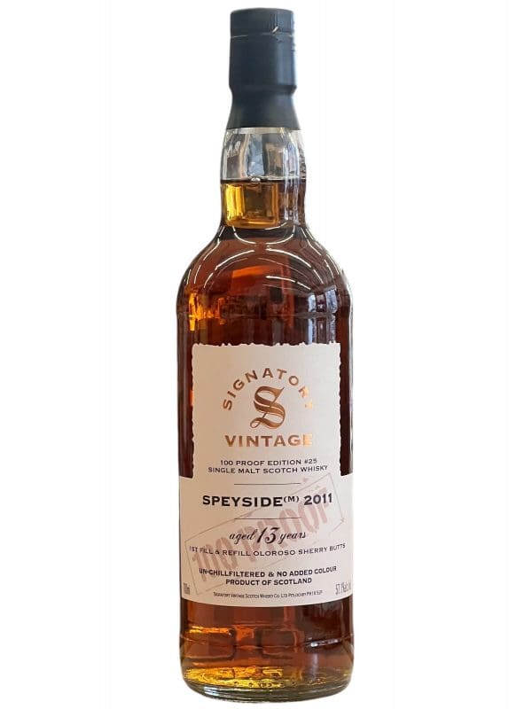 SECRET SPEYSIDE 13yo 100 Proof (Macallan) 2011 Oloroso Butt Signatory Vintage 57.1%