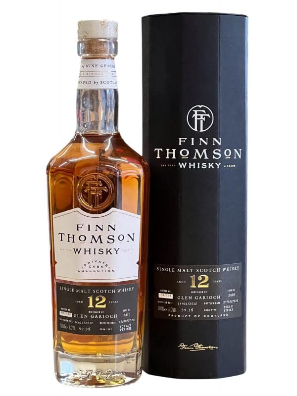 GLEN GARIOCH DISTILLERY 12yo Tokaji Wine Finish Finn Thomson Whisky 2012 59.3% abv