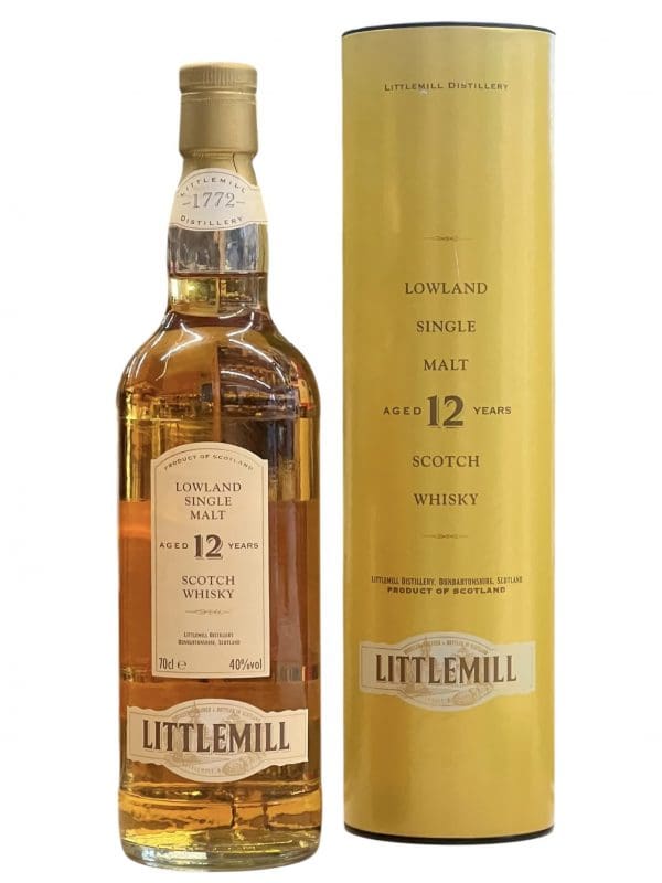 LITTLEMILL DISTILERY 12yo 40% abv 70cl