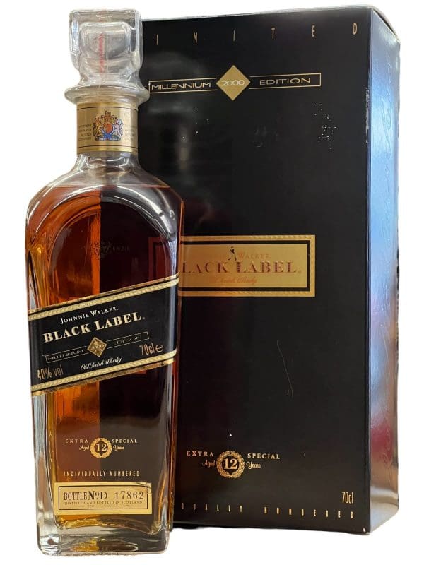 JOHNNIE WALKER Black Label 12yo Millenium Edition