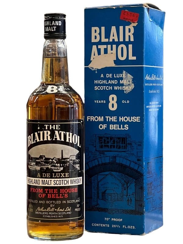 BLAIR ATHOL DISTILLERY 8yo 1970's 70 Proof 262/3 fl oz.