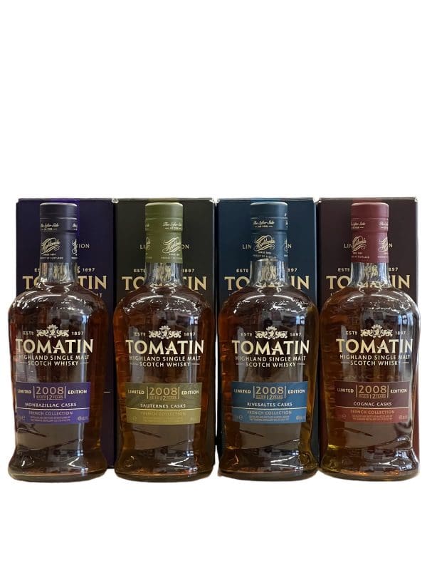 TOMATIN DISTILLERY Wood Finishes Set (4x700ml)