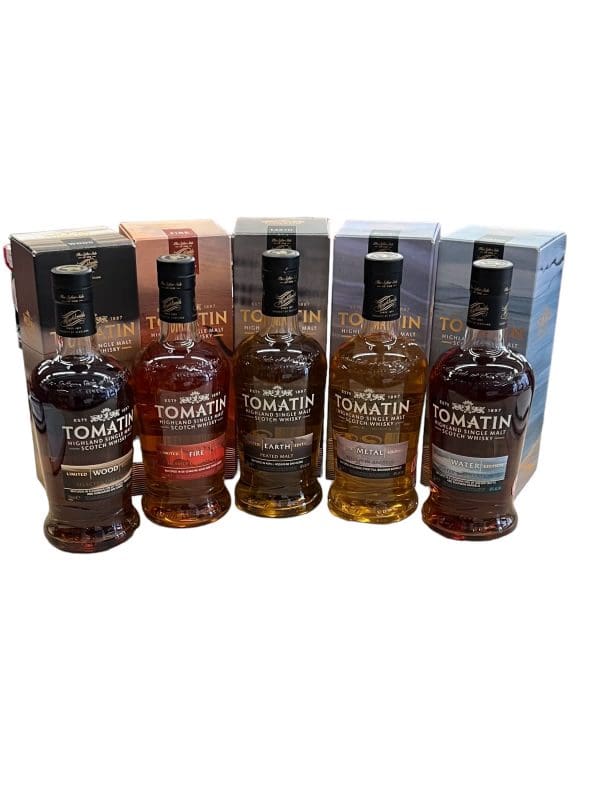 TOMATIN DISTILLERY 'The Elements' 46% abv (5x700ml)