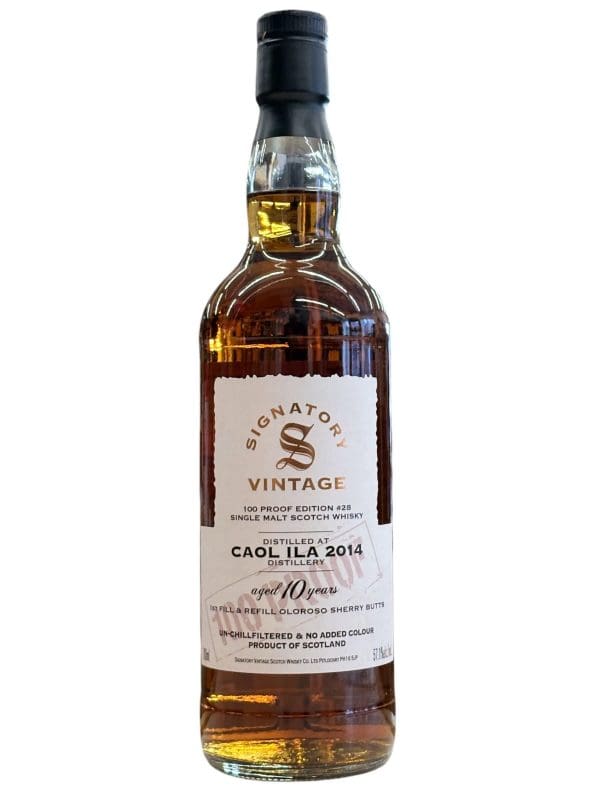 CAOL ILA DISTILLERY 14yo 100 Proof Signatory Vintage