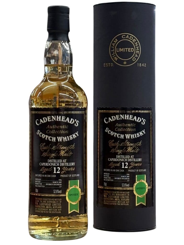 CAPPERDONICH DISTILLERY 12 yo Cadenhead's Authentic Collection 52.6%