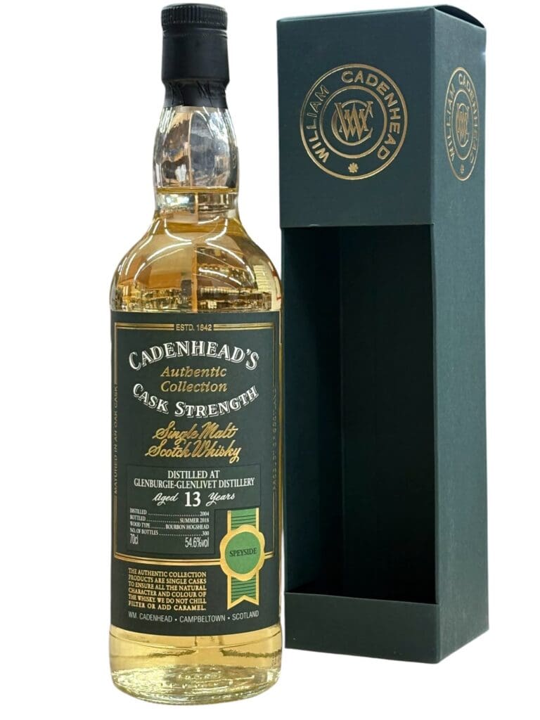 GLENBURGIE - GLENLIVET DISTILLERY 13 yo Cadenhead's Authentic Collection 54.6%