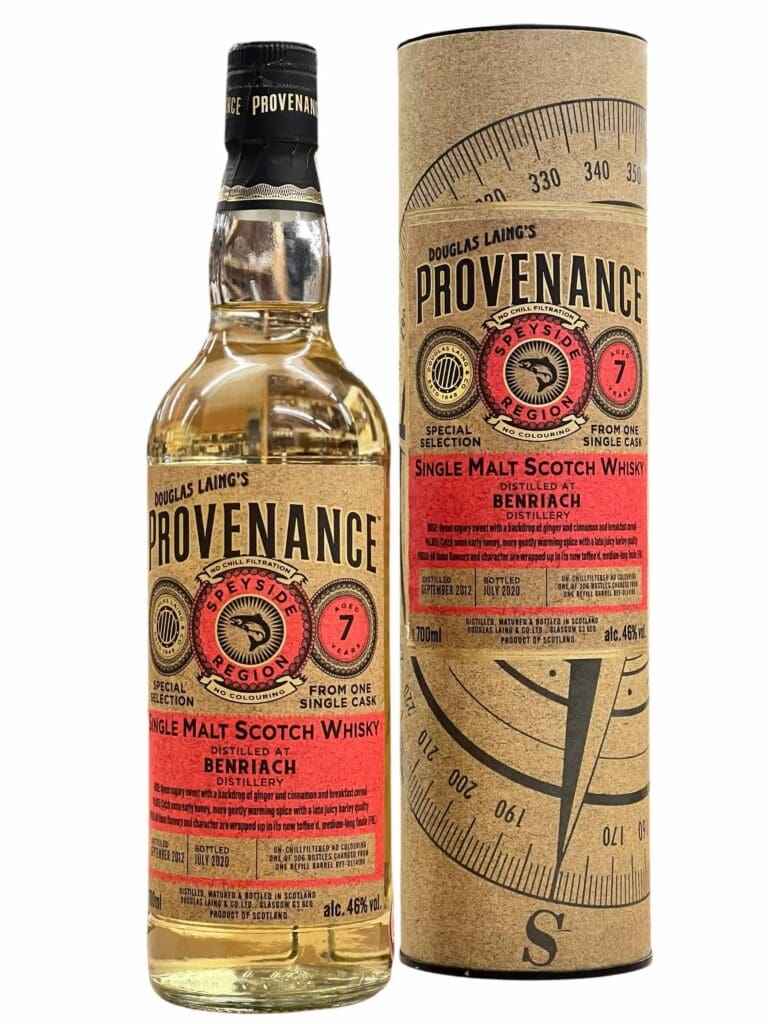 BENRIACH DISTILLERY Provenance 7yo 2012