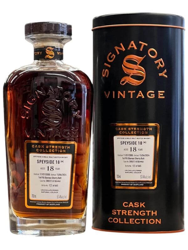 MACALLAN 18yo 57.4% abv Signatory Vintage