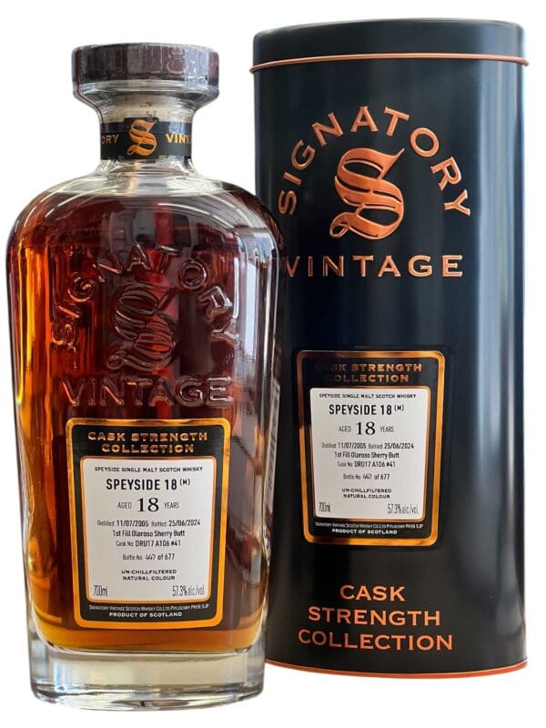 SPEYSIDE 18yo (Macallan) 2005 #41 Signatory Vintage