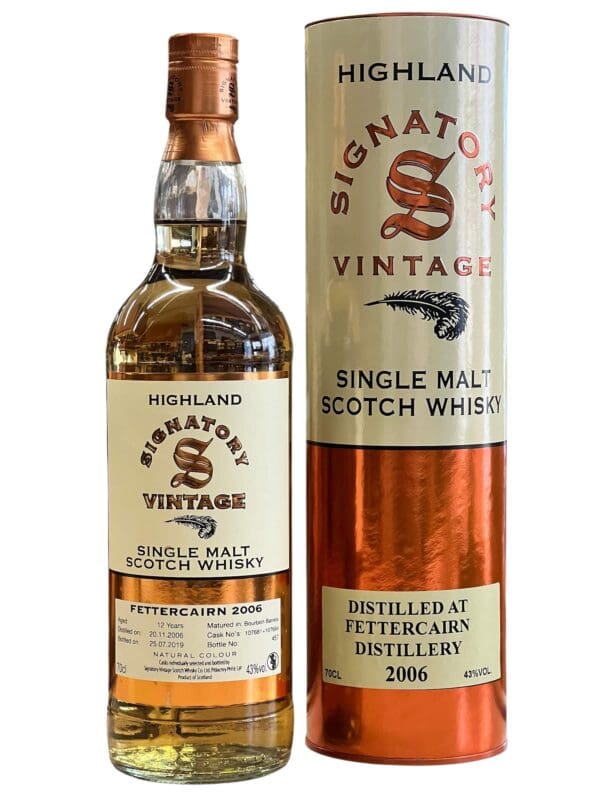 FETTERCAIRN DISTILLERY Signatory Vintage 2006