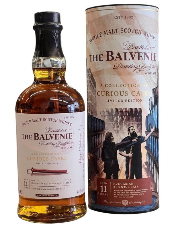 BALVENIE DISTILLERY 11yo Curious Cask Hungarian Red Wine Cask