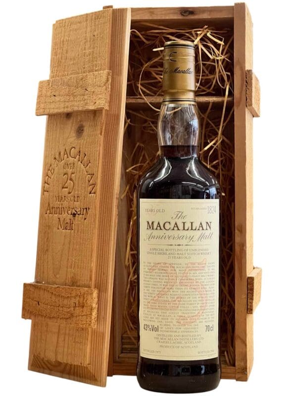 MACALLAN 25yo Anniversary 1975 43% abv 70cl